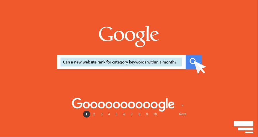 can website rank in 1 month